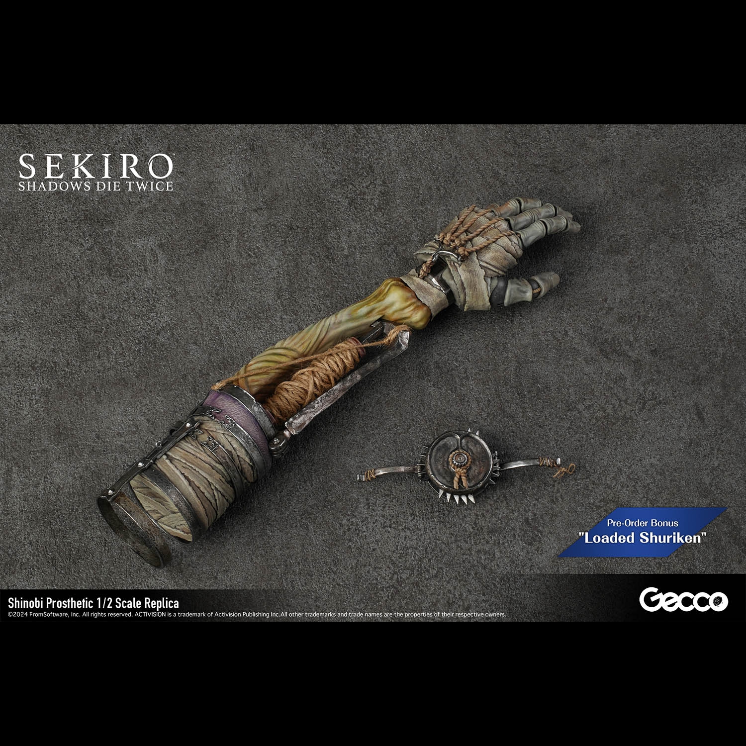 SEKIRO: SHADOWS DIE TWICE Shinobi Prosthetic 1/2 Scale Replica